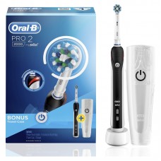Oral-B Pro 2000 Black Electric Toothbrush and Travel Case